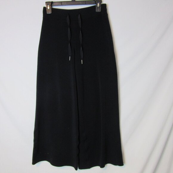 Spanx Black Flare Lounge Pants Women's Small Comfy Casual Elastic Waist Stretchy - Picture 1 of 6